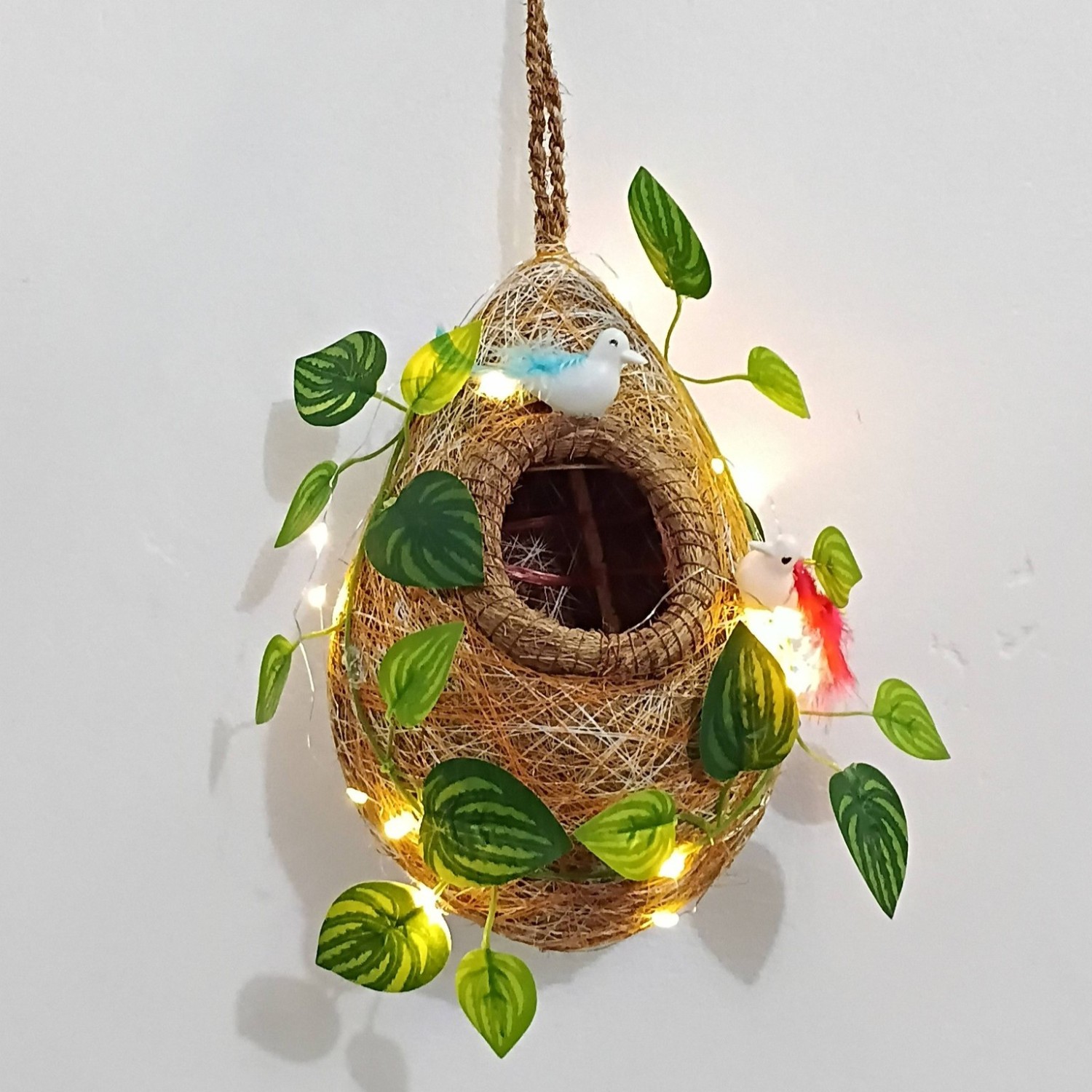Bird Nest Home Decor – Handmade Babui Pakhir Basha Wall Hanging Decorative Item