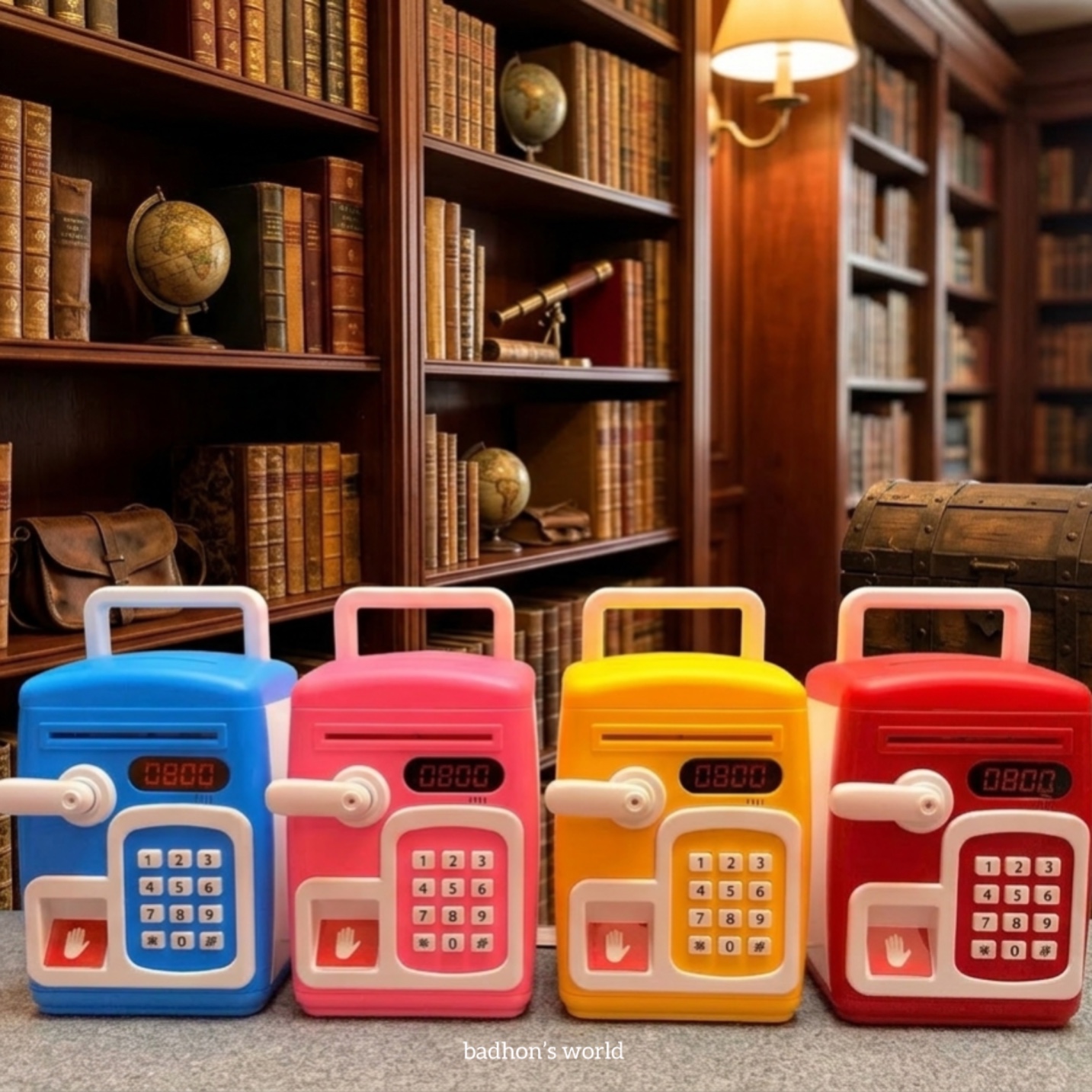 Smart Electronic ATM Saving Box – Password Protected Kids Money Bank | Automatic Cash Deposit Piggy Bank for Kids