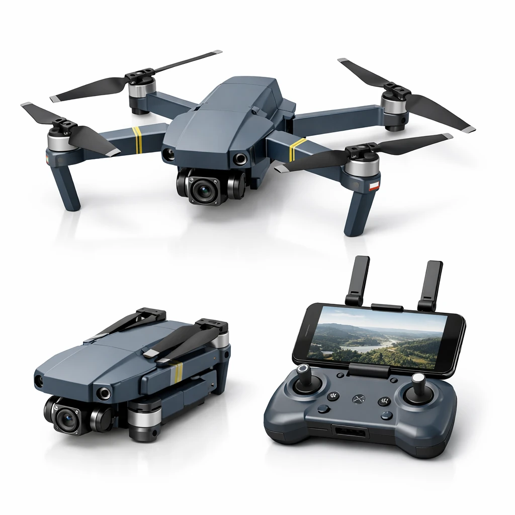 DJI Mini WiFi FPV Drone V2 2023 – LED Camera Drone with Remote Control